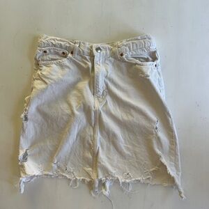 Zara High waisted jean skirt